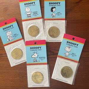 Snoopy Collector Coin Set, purchased at Camp Snoopy in Minnesota